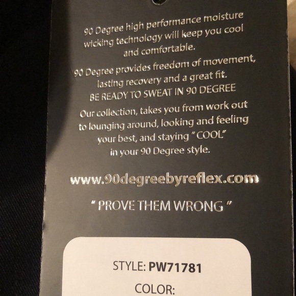 NWT 90 Degree Sliced Leggings | XS. - Picture 7 of 8